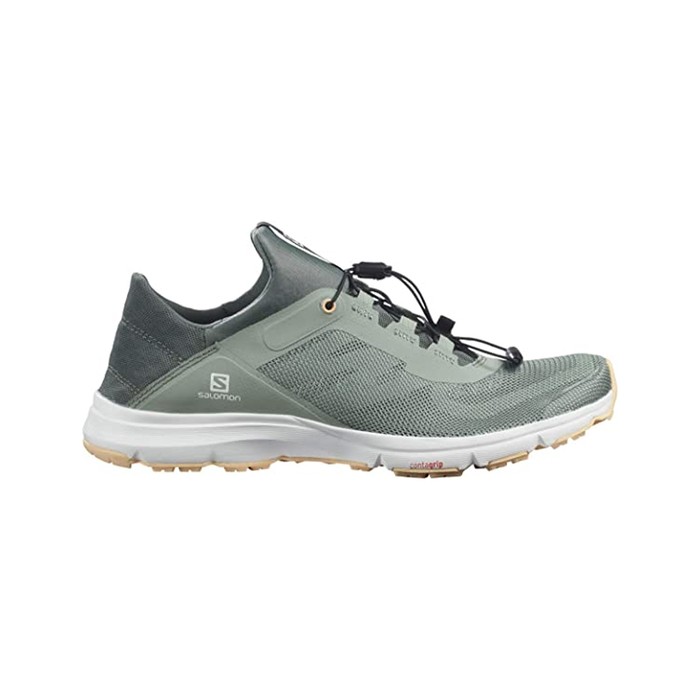 Salomon Amphib Bold 2 W Green Milieu/Balsam Green/Almond Cream Kadın Outdoor Ayakkabı - L41304300 - Yeşil
