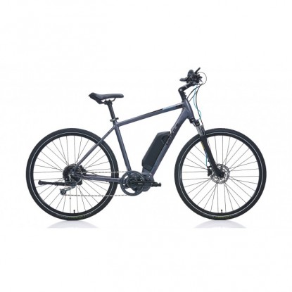 Carraro E-Sportive 6.1 9-V HD Elektrikli Trekking Bisikleti - Mat Antrasit-Siyah-Mavi