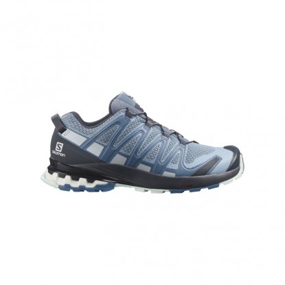 Salomon XA Pro 3D V8 W Ashley Blue/Ebony/Opal Blue Kadın Outdoor Ayakkabı - L41272100 - Mavi