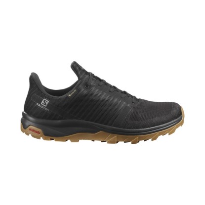 Salomon Outbound Prism Black/Black/Gum1a Gore-Tex Erkek Outdoor Ayakkabı - L41271000 - Siyah