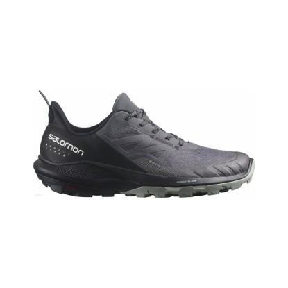 Salomon Outpulse Magnet/Black/Wrought Iron Gore-Tex Erkek Outdoor Ayakkabı - L41587800 - Siyah