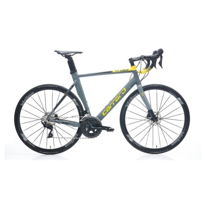 Carraro Race 063D Aero 22-V HD Yol Bisikleti - Mat Antrasit-Siyah-Sarı