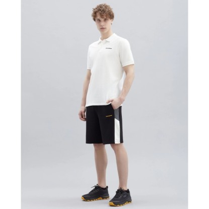 Skechers Polo M Short Sleeve Polo S211800-102 - Erkek Beyaz Polo Yaka Tshirt - Beyaz
