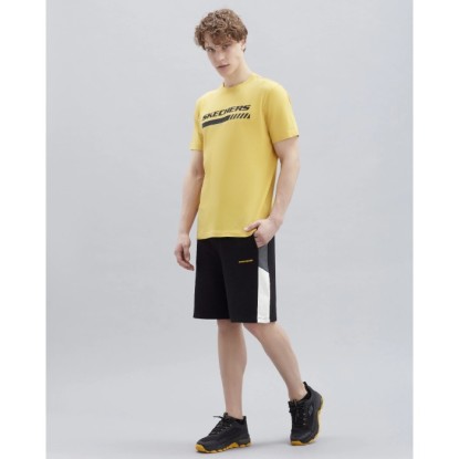 Skechers M Terry Fleece 7 inch Short S221043-001 - Erkek Siyah Şort - Siyah