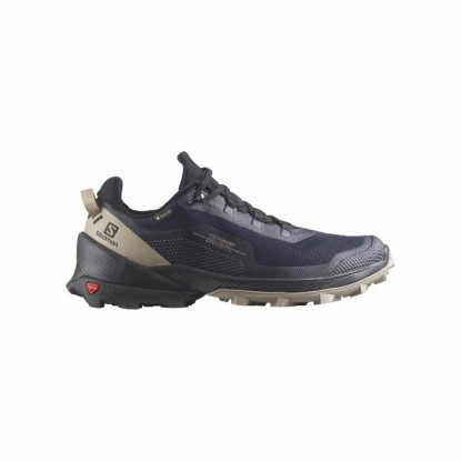 Salomon Cross Over Night Sky/Vintage Khaki/Black Gore-Tex Erkek Outdoor Ayakkabı - L41734500 - Çok Renkli
