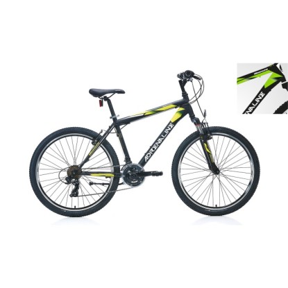 Bianchi Adrenaline 21-V VB Dağ Bisikleti - Mat Siyah-Beyaz-Yeşil