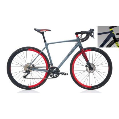 Carraro Gravel G0 16-V MD Gravel Bisiklet - Mat Mavi-Siyah-Açık Yeşil