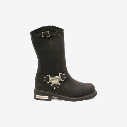 Harley Davidson Bailey Koyu Kahverengi Nubuk Erkek Bot - Koyu Kahverengi