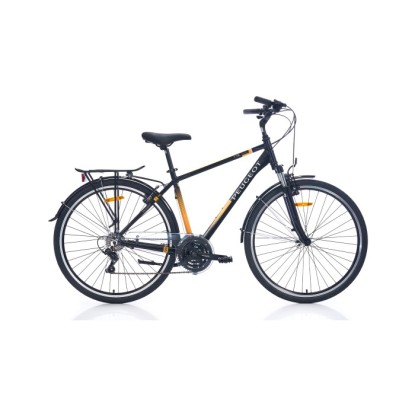Peugeot T16 21-V VB Şehir Bisikleti - Siyah-Turuncu