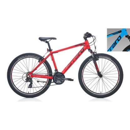 Carraro Force 600 21-V VB Dağ Bisikleti - Mat Açık Mavi-Siyah-Gümüş