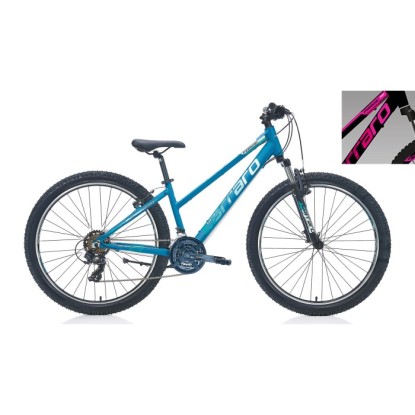 Carraro Force 701 21-V VB Dağ Bisikleti - Mat Siyah-Fuşya-Beyaz