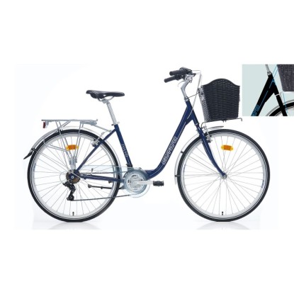 Carraro Julio 21-V VB Şehir Bisikleti - Mat Siyah-Mavi