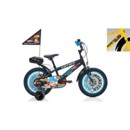 Carraro Monster 20 1-V VB Çocuk Bisikleti - Sarı-Gri-Siyah-Sarı