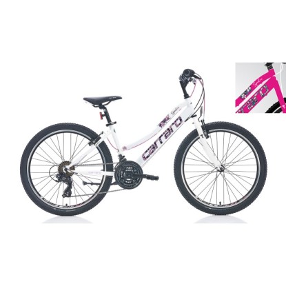 Carraro Speed 242 21-V VB Çocuk Dağ Bisikleti - Fuşya-Beyaz-Lila-Turkuaz