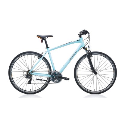 Carraro Sportive 220 21-V VB Trekking Şehir Bisikleti - Mat Açık-Mavi-Siyah-Turuncu