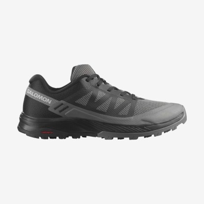 Salomon Outrise Black/Pewter/Black Erkek Outdoor Ayakkabı - L47143100 - Siyah-Gri
