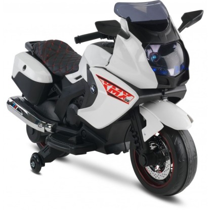 BabyHope 438A XMX 316 12V Ledli Akülü Motosiklet - Beyaz