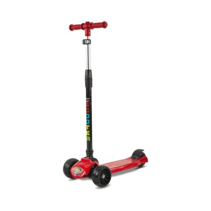 BabyHope JY-H02 Led Işıklı 3 Teker Power Scooter - Kırmızı