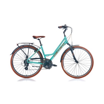 Carraro Elite 805 24-V VB Şehir Bisikleti - Mat Turkuaz-Kahve-Bakır