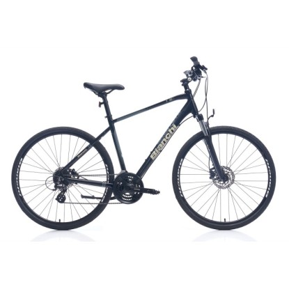 Bianchi T0014FS 24-V HD Trekking Şehir Bisikleti - Siyah-Bej