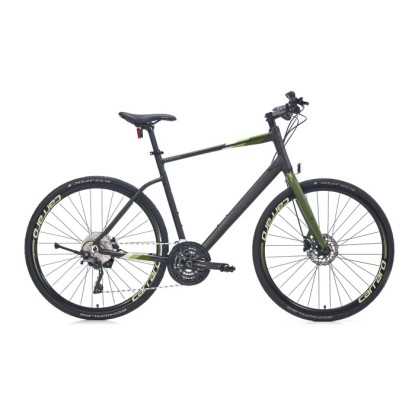 Carraro Sportive 330 30-V HD Trekking Şehir Bisikleti - Mat Koyu Gri-Haki-Açık Yeşil