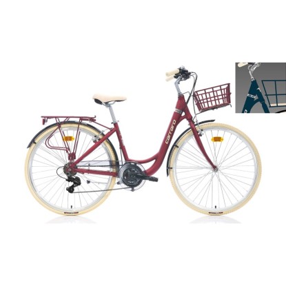 Carraro Juliet 28 21-V VB Şehir Bisikleti - Mat Mavi-Krom-Krem