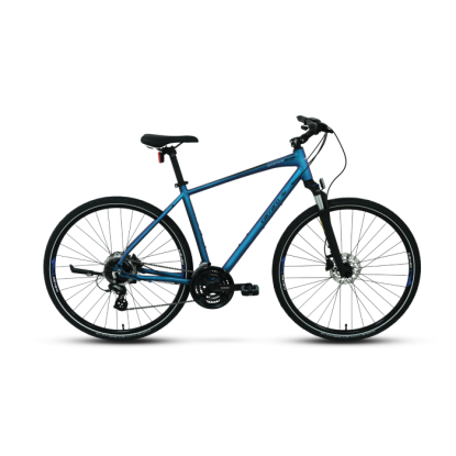 Carraro Sportive 225 24-V HD Trekking Şehir Bisikleti - Mat Mavi-Yeşil-Mor(Bukalemun)-Siyah