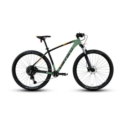 Carraro Big 2910 10-V HD Dağ Bisikleti - Mat Bambu Yeşili-Siyah-Turuncu