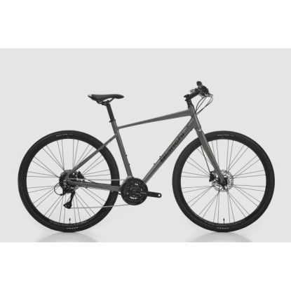 Bianchi Nirone 7 Disc Acera 24-V HD Trekking Şehir Bisikleti - Koyu Gri-Koyu Grafit