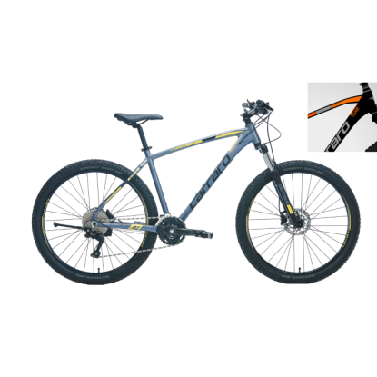 Carraro Daytona 730 30-V HD Dağ Bisikleti - Mat Siyah-Gümüş-Turuncu