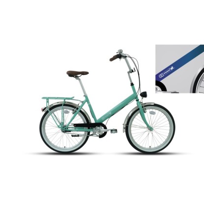 Carraro Poni 3-V VB Şehir Bisikleti - Mavi-Mor-Beyaz-Bukalemun