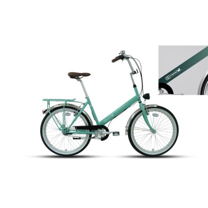 Carraro Poni 3-V VB Şehir Bisikleti - Yeşil-Mavi-Mor-Beyaz-Bukalemun