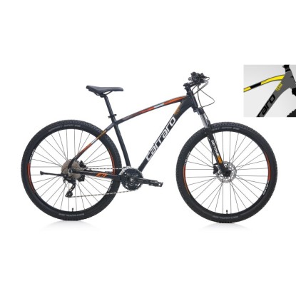 Carraro Daytona 930 30-V HD Dağ Bisikleti - Mat Antrasit-Siyah-Sarı