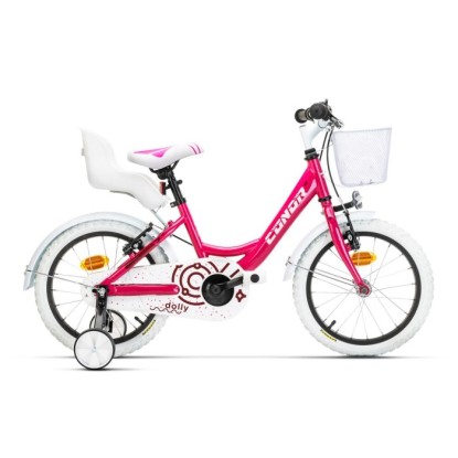 Conor Dolly 16 Jant 1-V VB Kız Çocuk Bisikleti - Pembe-Beyaz-Bordo