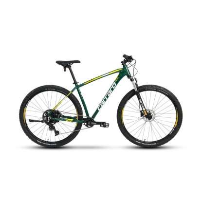 Carraro Daytona 909 9-V HD Dağ Bisikleti - Koyu Yeşil-Sarı-Beyaz