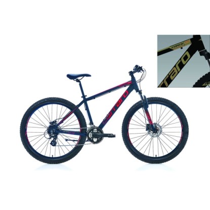 Carraro Force 770C 18-V HD Dağ Bisikleti - Mat Siyah-Altın-Bakır-Kırmızı