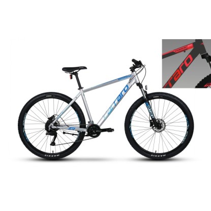 Carraro Force 970 C 18-V HD Dağ Bisikleti - Mat Antrasit-Kırmızı-Gümüş