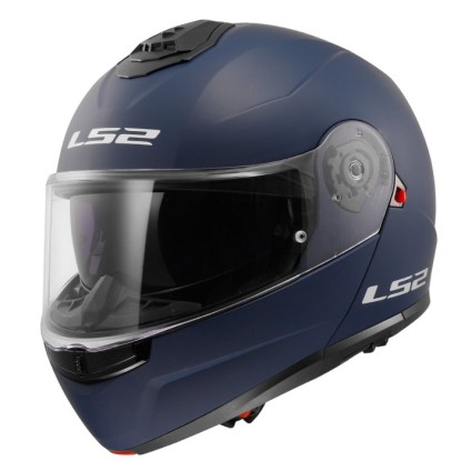 LS2 Strobe 2 Çene Açılır Kask - Mat Navy Mavi