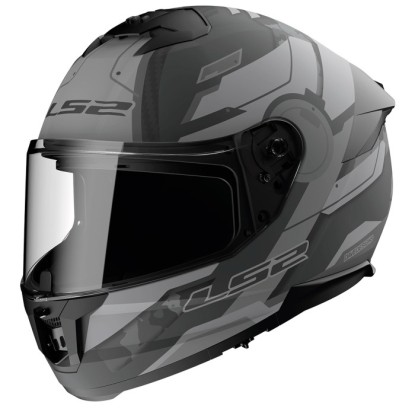 LS2 Stream 2 Shadow Kapalı Kask - Mat Titanium-Gri