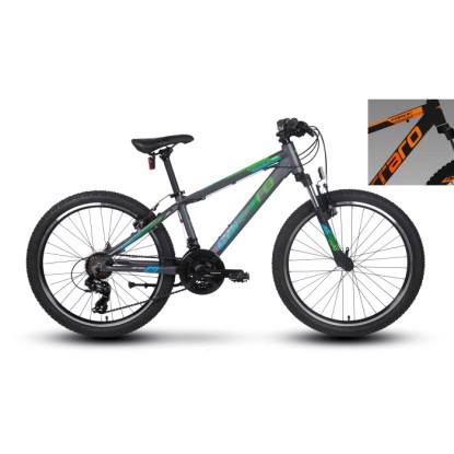 Carraro Force 400 21-V VB Çocuk Dağ Bisikleti - Antrasit-Turuncu-Beyaz