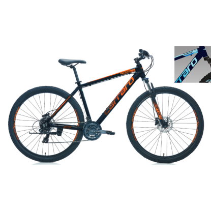 Carraro Force 920 21-V HD Dağ Bisikleti - Mat Koyu Mavi-Açık Mavi-Gümüş