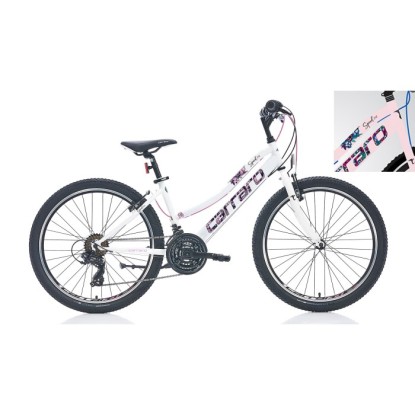 Carraro Speed 242 21-V VB Çocuk Dağ Bisikleti - Toz Pembe-Mavi-Fuşya-Turkuaz-Siyah