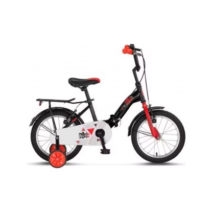 Ümit Bisiklet Picolo Katlanır 16 Jant 1-V VB Çocuk Bisikleti - Siyah-Kırmızı