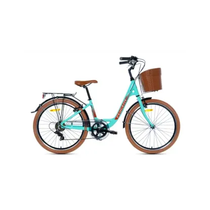 Peugeot C13-24 7-V VB Bayan Şehir Bisikleti - Celeste