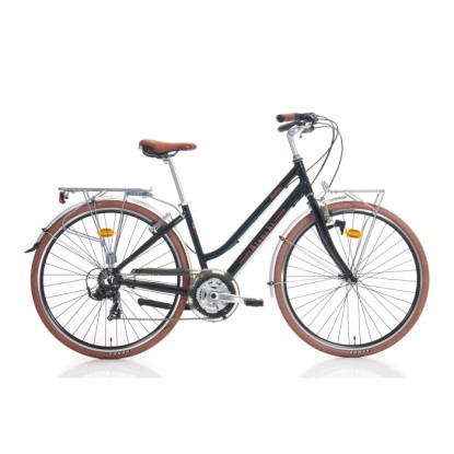 Bianchi Spillo Rubino Lady 21-V VB Bayan Şehir Bisikleti - Siyah