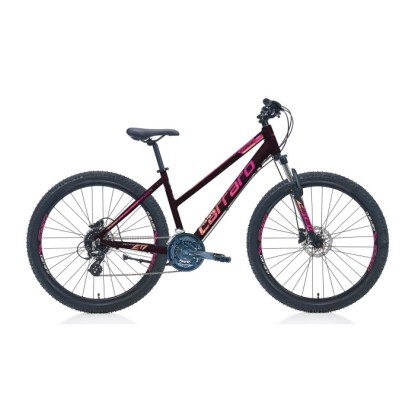 Carraro Force 751 24-V HD Dağ Bisikleti - Mat Mürdüm-Fuşya-Mercan