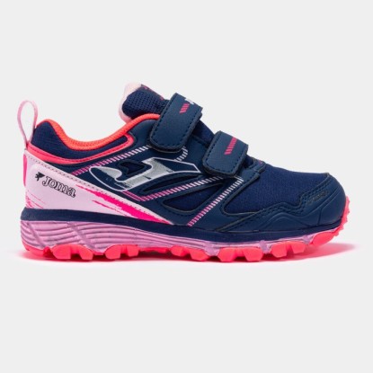 Joma J.Vora JR 2253 Çocuk Spor Ayakkabısı - Lacivert-Fuşya