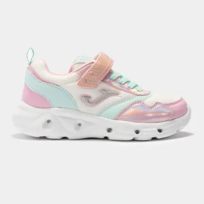 Joma Star JR 2302 Çocuk Spor Ayakkabısı - Beyaz-Pembe