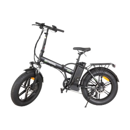 Mondial Starlight M 7-V HD Elektrikli Katlanır Fat Bike - Siyah