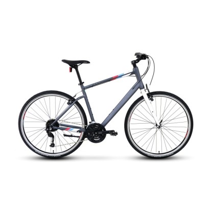 Carraro Sportive 327 27-V VB Trekking Şehir Bisikleti - Mat Antrasit-Gümüş-Mavi-Kırmızı